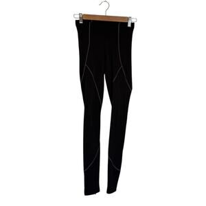 Sugoi Tights Women Small Black‎ Reflective Back Zippers Cycling Bike Running
